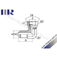 Métrique Mâle / métrique femelle 74 degrés évasé tube adaptateur (2Q9)